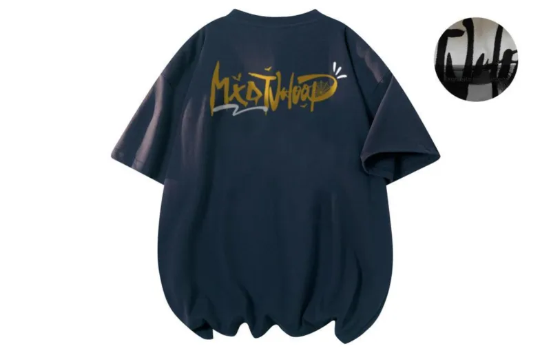 MXDT T Shirt Unisex Black Yellow Embroidery Upgraded-9