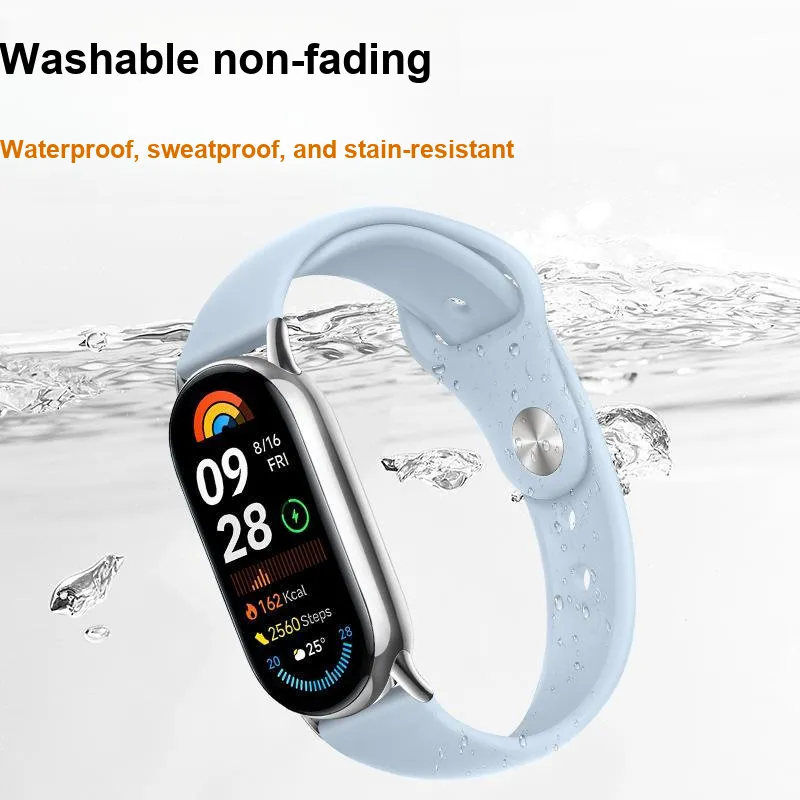 MUZHITIANKONG Xiaomi Compatibility Watch Band 19CM Silicone Material-5