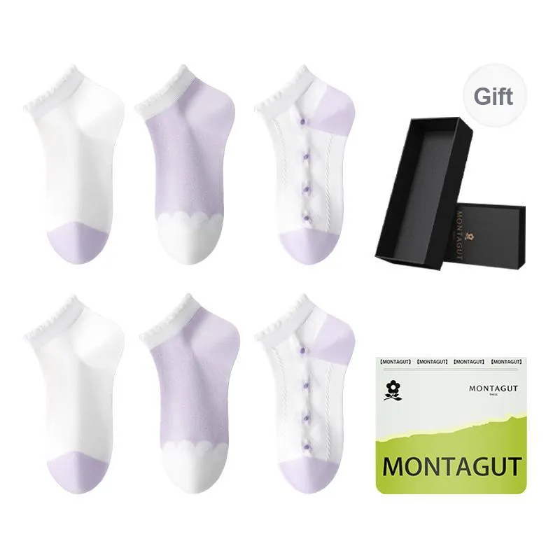 Montagut Ankle Socks Women's Shopping Bag 6 Pack-4