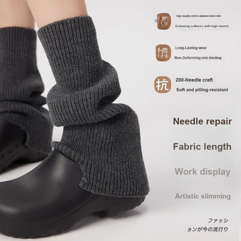 JIAZINI Women's Mid Calf Socks-12