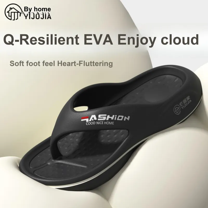 Stay At Home Platform Abrasion Resistant Waterproof Beach Outerwear With Slippers-7
