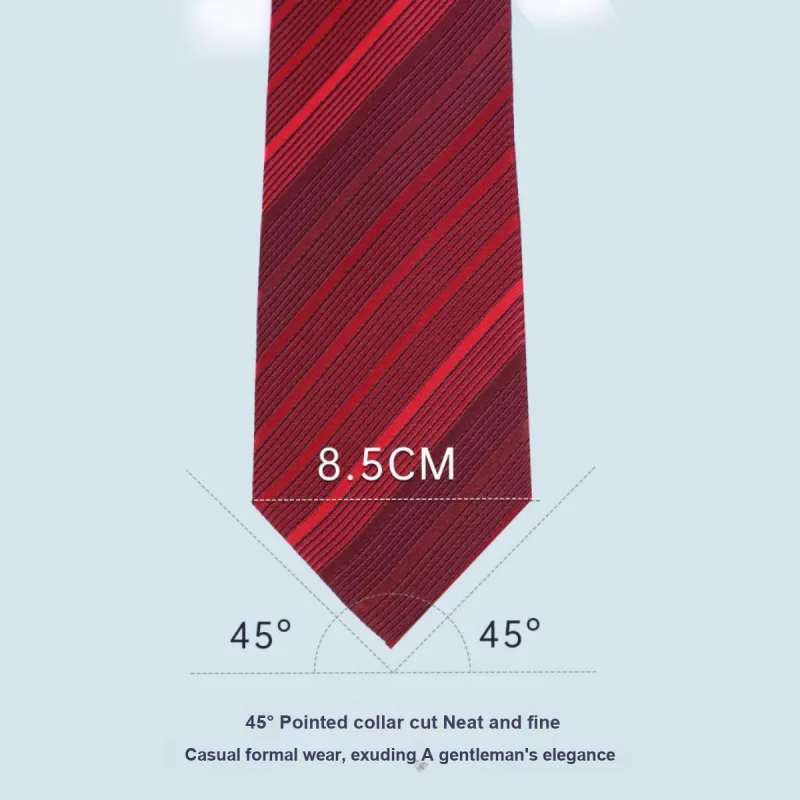 Red Bean Polyester Yi Lade Tie Men's-22