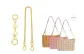[Trumpets Sub-Bag]Gold Heart Extender Chain+Decorative Chain