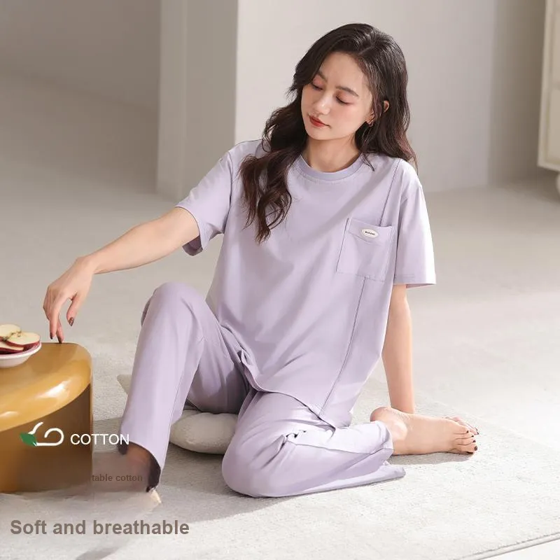 Lan Miao Pajama Set Women's Light Lavender-4