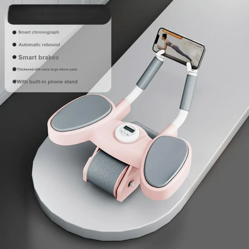Pelplo Countable Abdominal Roller With Automatic Rebound For Crunches Extra Large Smart Display Unisex Multiple Colors-6
