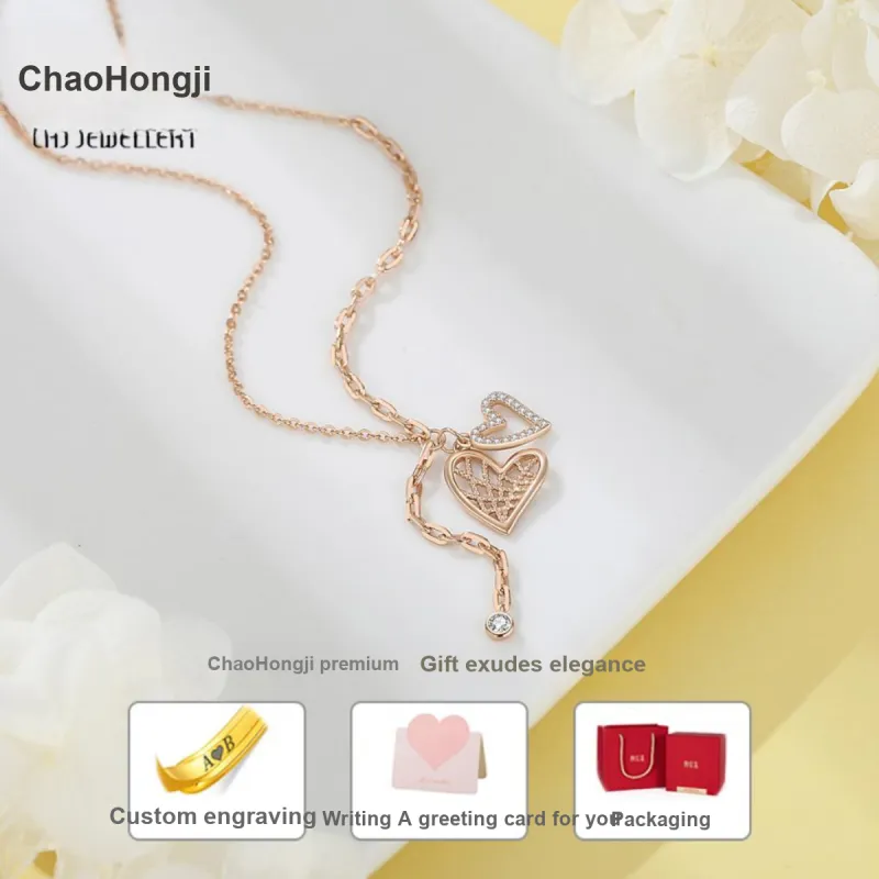 CHAOHONGJI S925 Silver Necklaces Women's-2