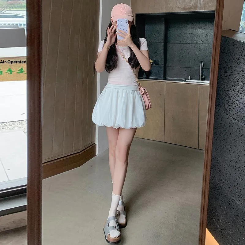 YINLEI Casual Short Skirts Women's-4