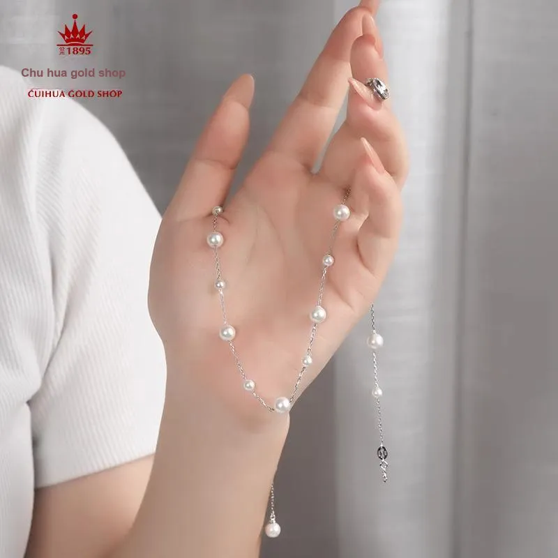 Cuihua Gold Shop Pearl Necklaces Unisex-5