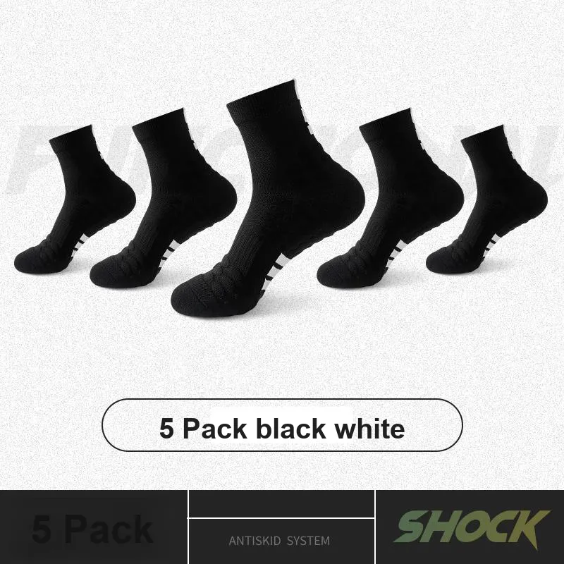 ROBINHOOD Basketball Socks Men's 5 Pack-13