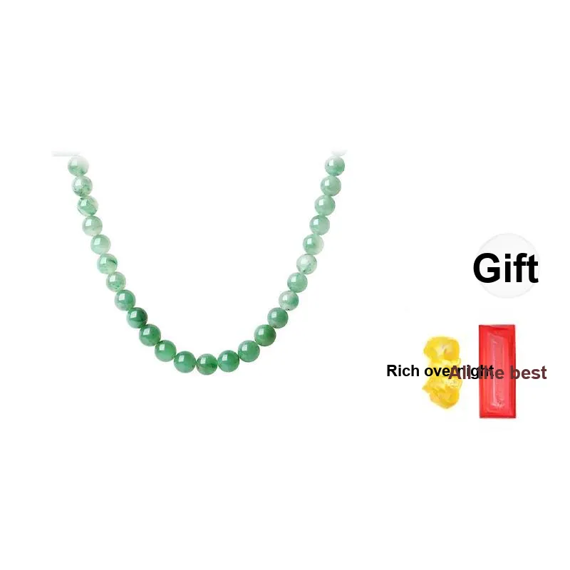 Chongqing Gold Store African Emerald Jade Necklaces Women's