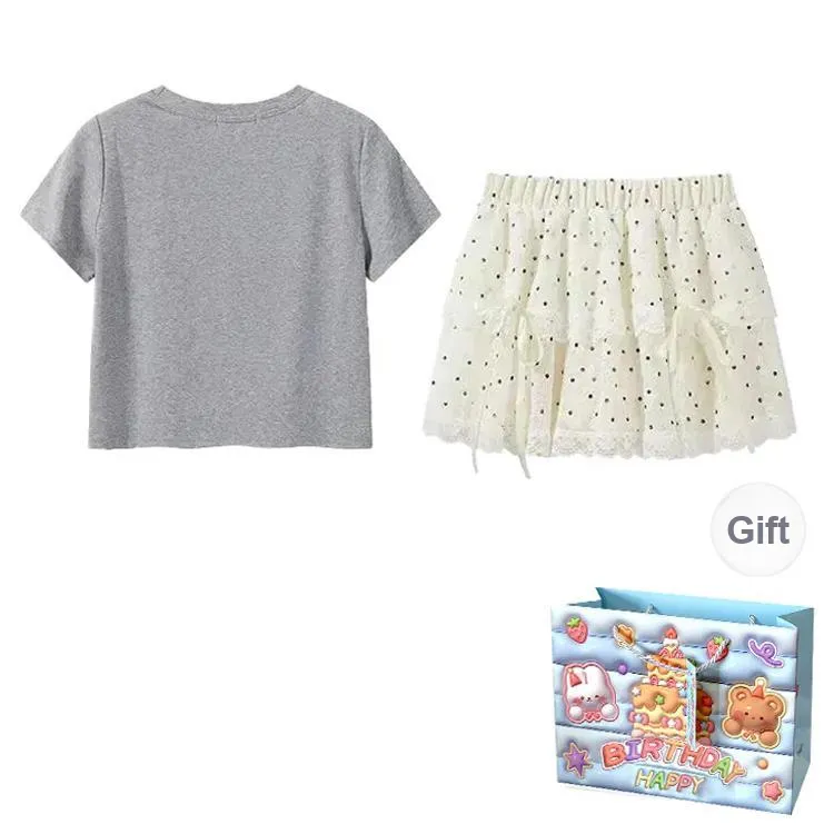 WOWI Two Piece Skirt Sets Women's-1
