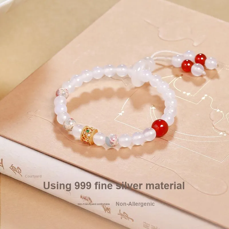 CHOW TAI KING Chalcedony Bracelets Women's-2