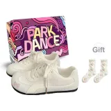 White Pink+Exclusive Shoe Box+Gift Socks