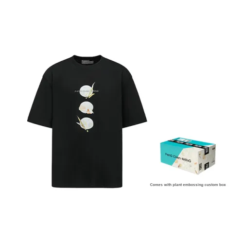 Feng Chen Wang Plant Dyeing Series Рубашка Унисекс Черная