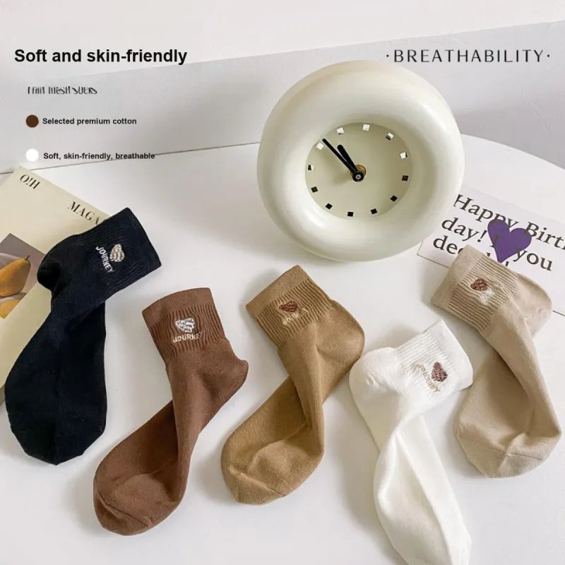 AUGUST Ankle Socks Women's 5 Pack-4