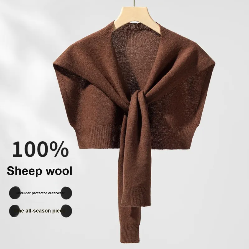 Shanghai Story Sheep Wool Shawls Women's-9
