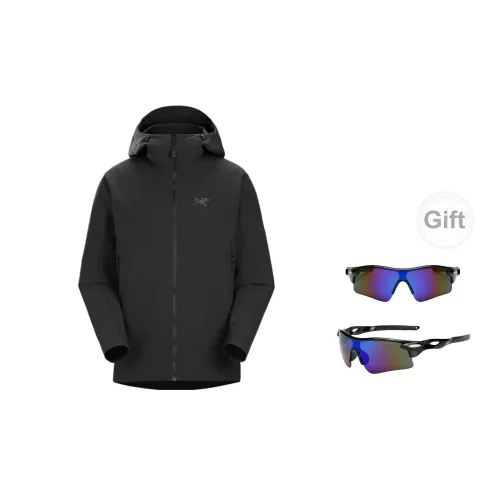 Arcteryx Gamma Series Windbreaker Jackets Men Black Includes Glasses