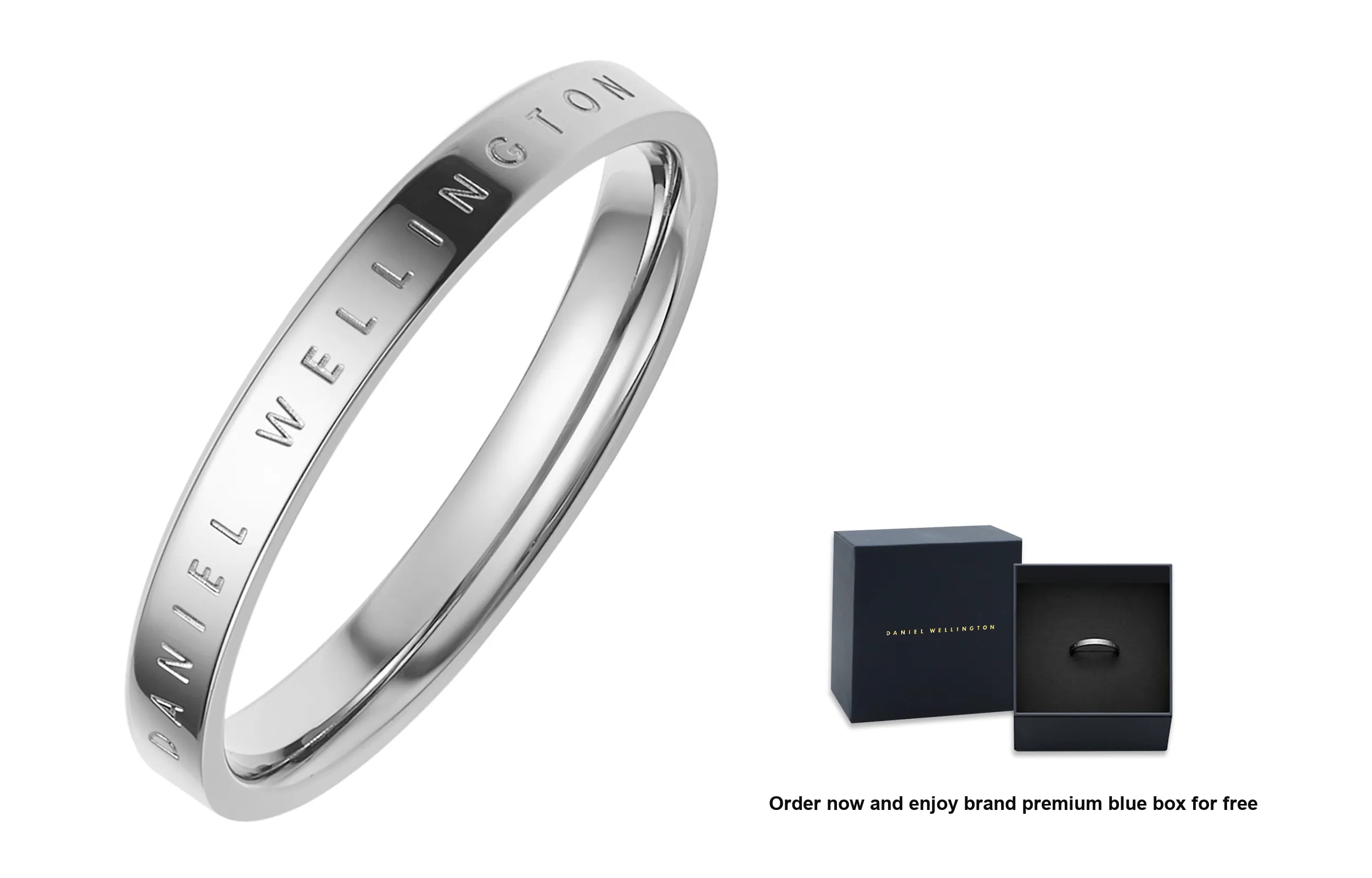 Daniel Wellington Alloy Rings Unisex Starlight Silver