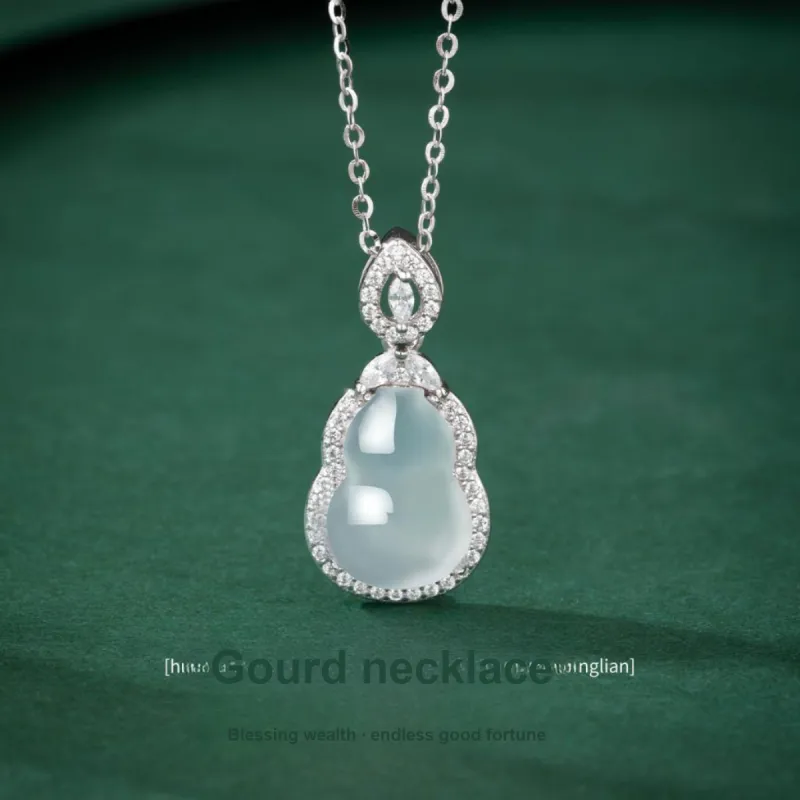 SFER Chalcedony Necklaces Women's-6