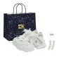 Beige (Shopping Bag-Comes with Socks)