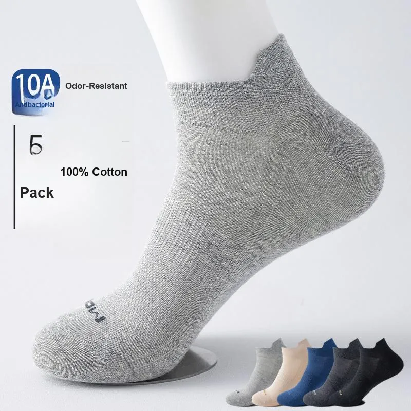 MIIOW Ankle Socks Men's Shopping Bag 5 Pack-25