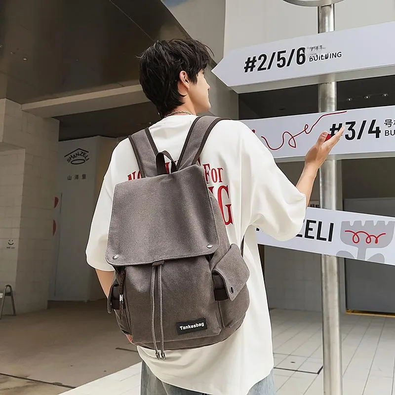 Yalu Nylon Backpack Unisex Multicolor-13