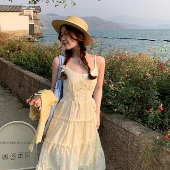 SUSANSAN Slip Dresses Women's