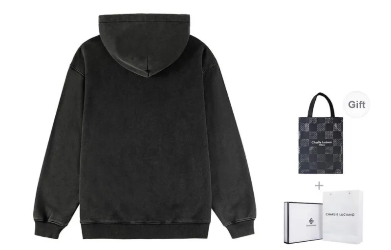 Charlie Luciano Sweatshirt Unisex Dark Gray-6