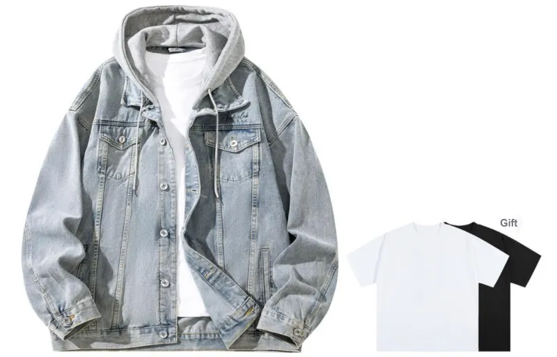 A.X.S.K Denim Jackets Unisex-22