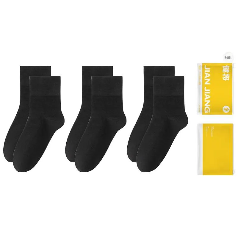 Master Mid Calf Socks Men's Shopping Bag 3 Pack-7