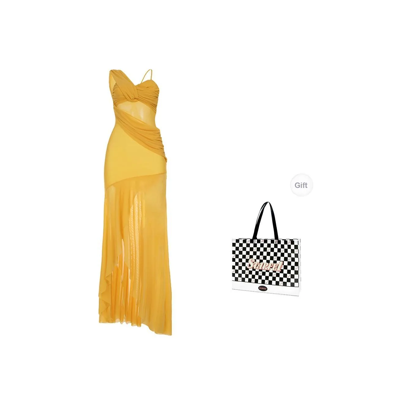 STARFEI Желтые Женские Слиплатья