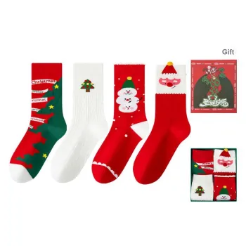 MIIOW Trend Party Series Socks Gift Box Unisex 4 Pack