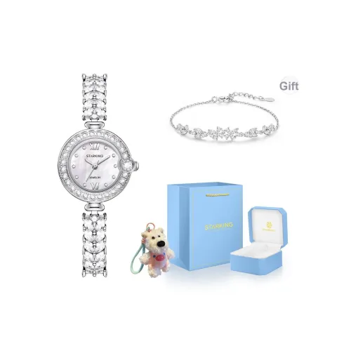 STARKING Mermaid Series Кварцевый механизм нержавеющая сталь ремешок часы женские синий циферблат