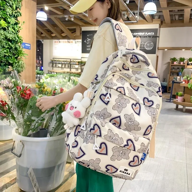 Wolfhorse Nylon Backpack Unisex Multicolor-11