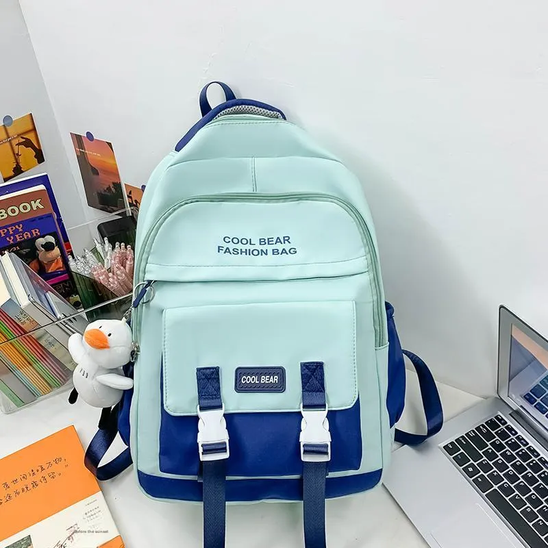 Yalu Nylon Backpack Unisex Multicolor-1