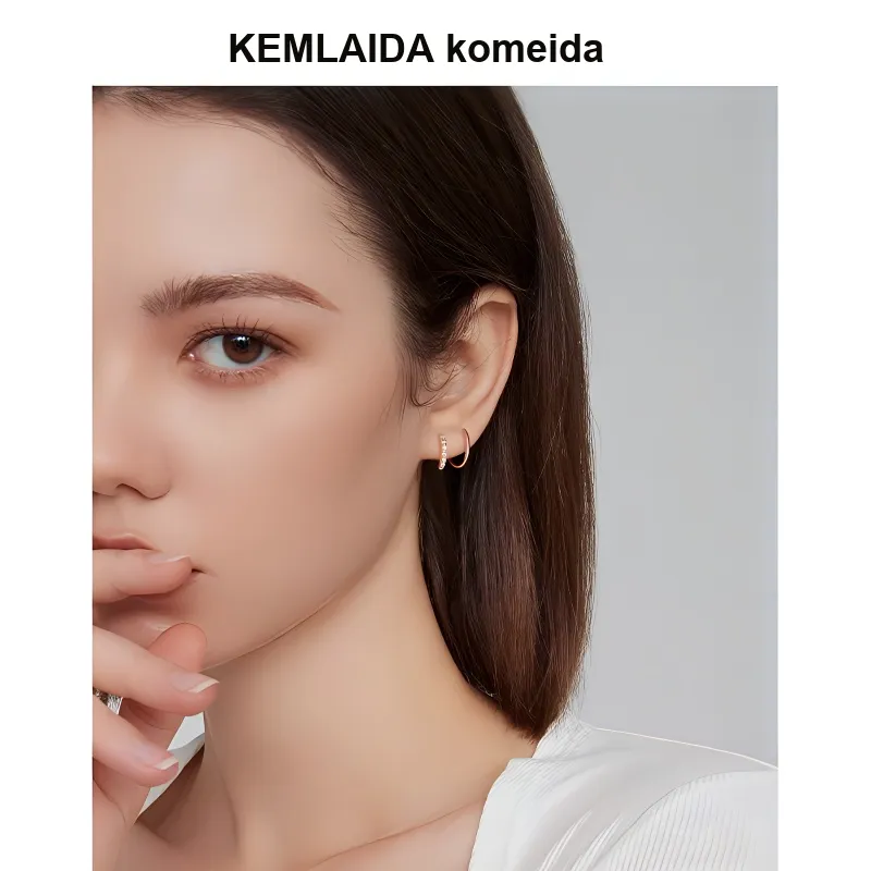 KEMLAIDA 999 Fine Silver Earrings Women's-2