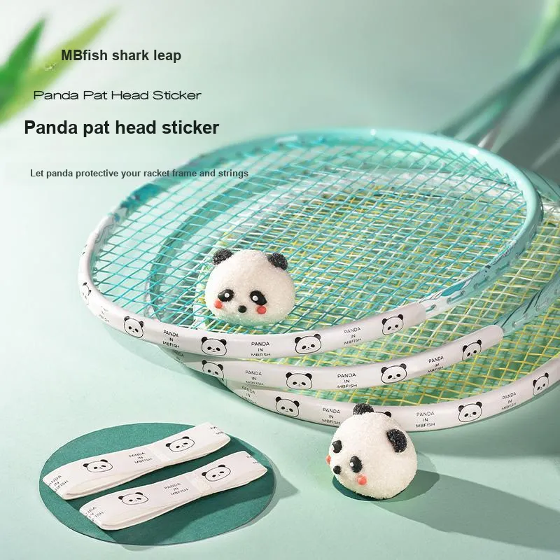 MBFISH Badminton Equipment Black White PU 250*17 Length * Width Frame Protection Tape-1
