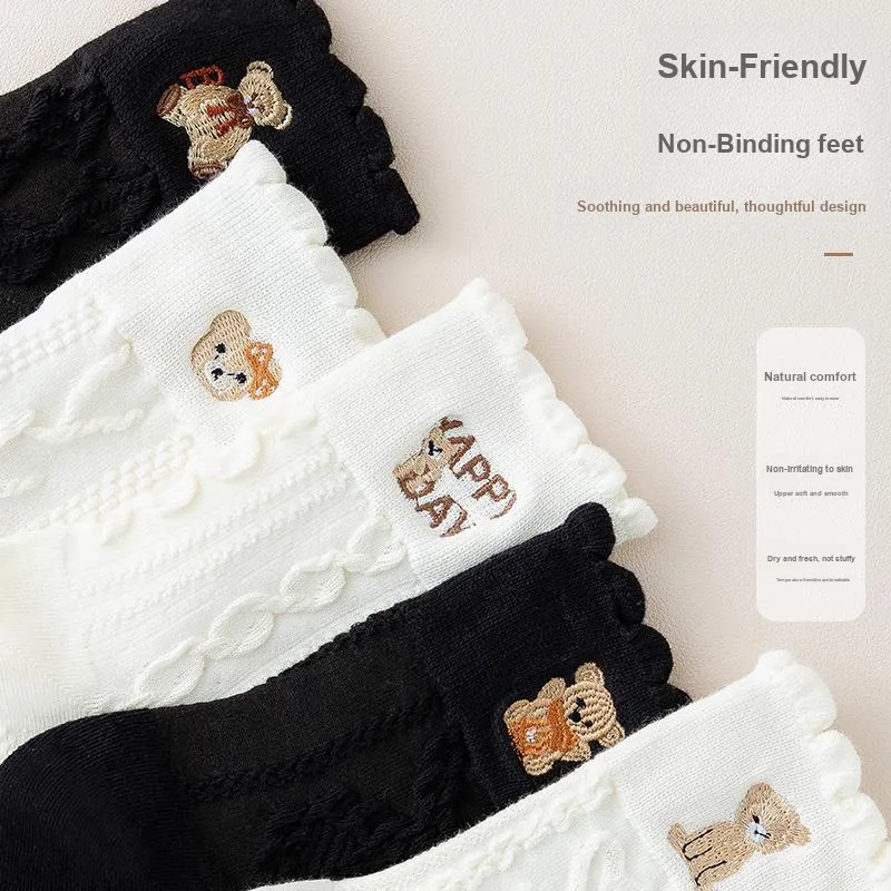 Lan Miao Mid Calf Socks Women's 10 Pack-11