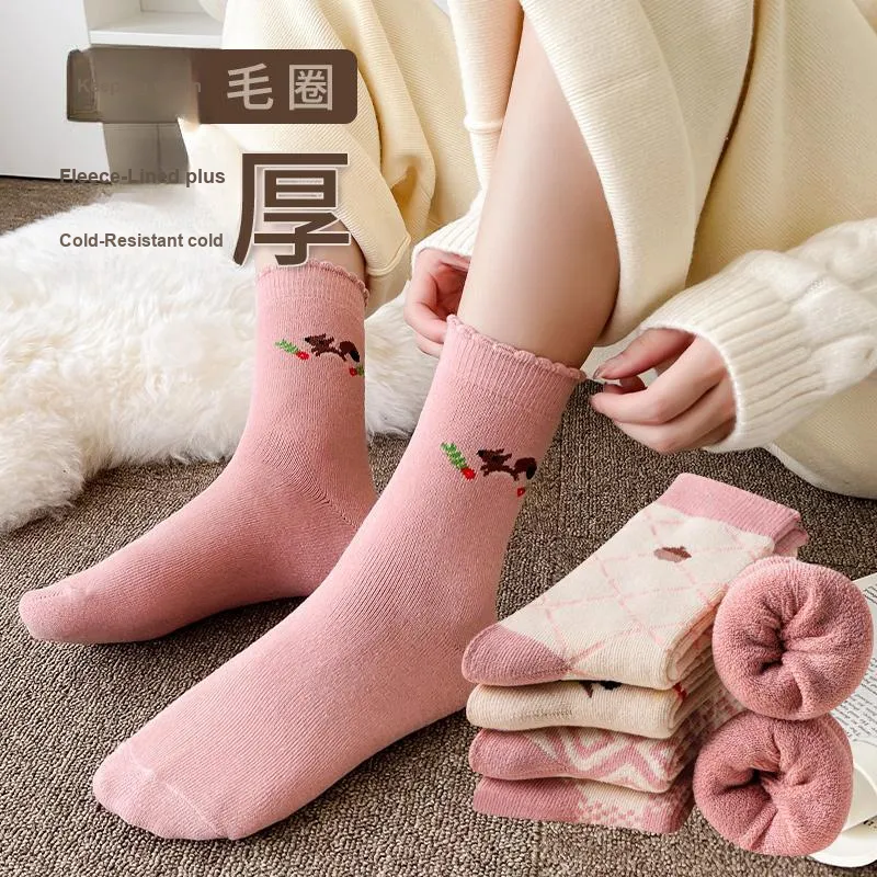 Cotton Gene Mid Calf Socks Women's Combo Set-1