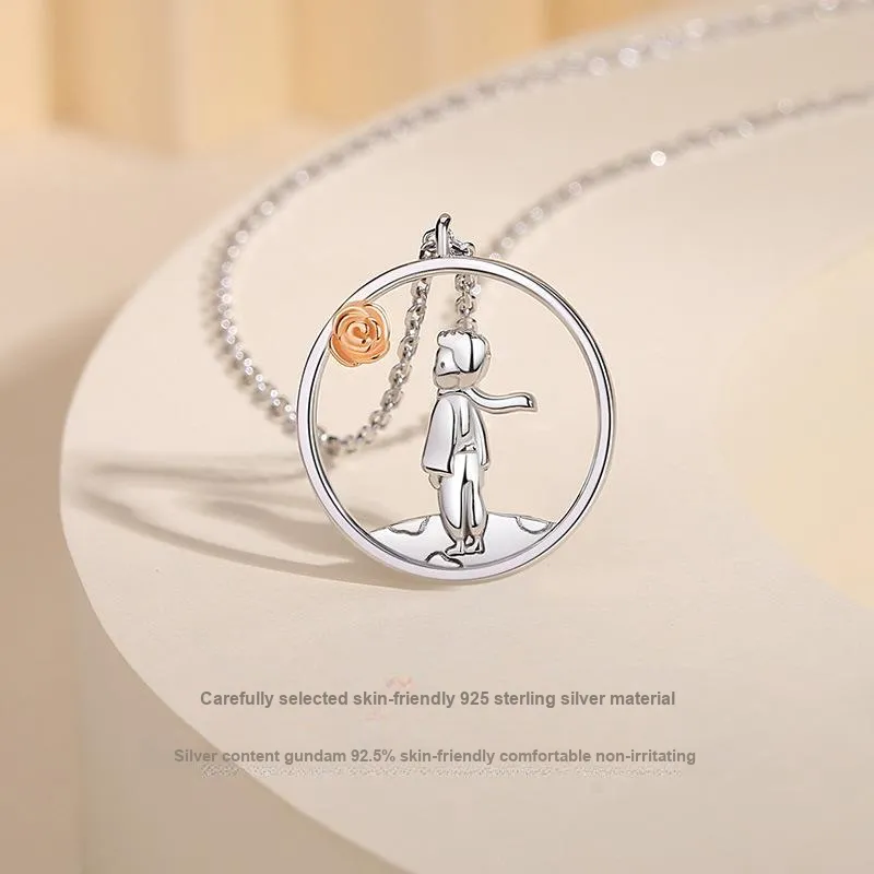 Chongqing Gold Store S925 Silver Necklaces Unisex-3