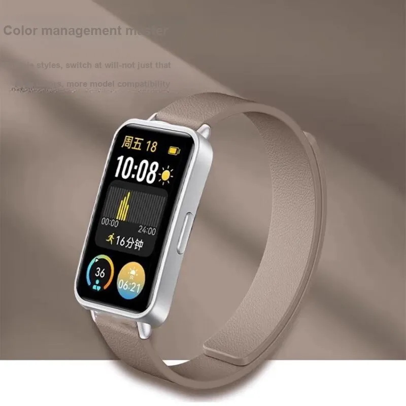 FZRT Watch Bands Connaught Leather Magnetic Strap Unisex-2