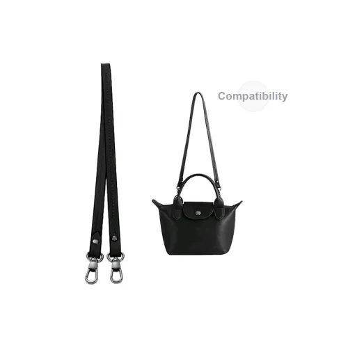 Lan Bao Fan Коровья кожа Плечевой ремень Аксессуары Женские Черный