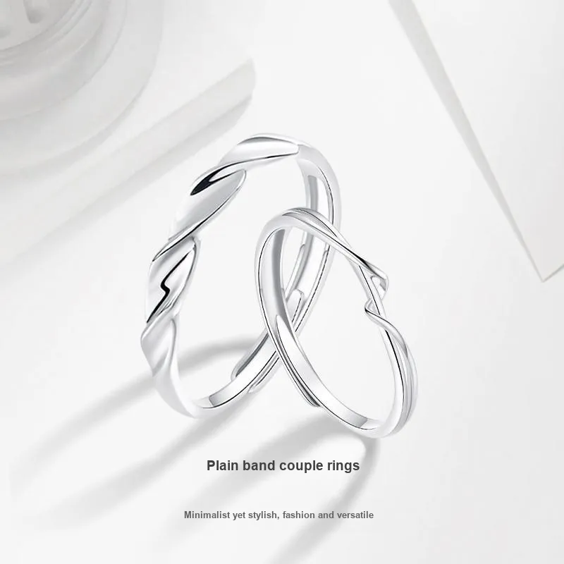 MISS TOOYA S999 Fine Silver Rings Unisex-1