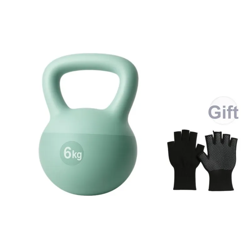 DEFIT Kettlebells PVC Soft Leather Material Home Gym Unisex 2kg 12kg Sports Hip Lifting Squat Overall Training-9