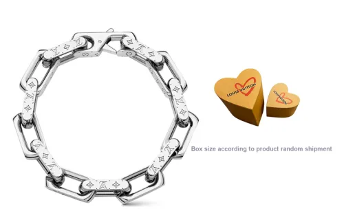 LOUIS VUITTON Monogram Chain Bracelet