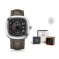 Brown Strap White Case Black Dial[Regular Box]