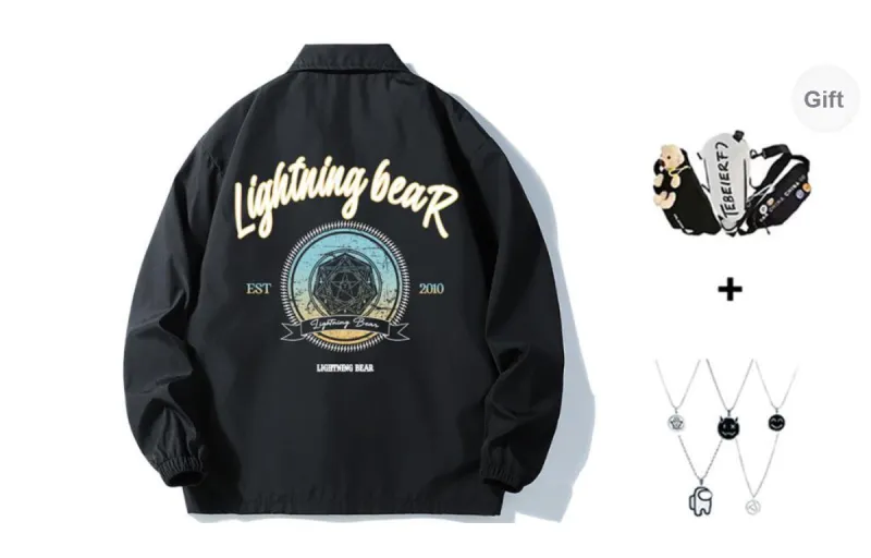 LIGHTNING BEAR Jackets Coats Unisex-1