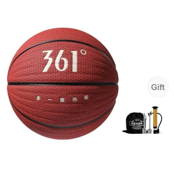 361° PU Basketball Maroon Size 7 Ball Training Unisex