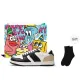 Cheese White/Black[Cartoon Shopping Bag]