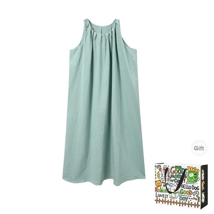 HAPG Sleeveless Dress Women's Green-0